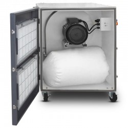 Aspiratore industriale per trucioli metallici 400V con tubo 3m CORMAK MDC1500 - 