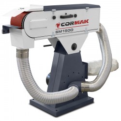 Bandschleifmaschine CORMAK SM150D mit integriertem Absaugsystem - 