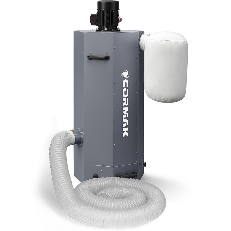 Metal Chips and Swarf Extraction System CORMAK MDC750 230V + 3m Hose Ø100mm - 