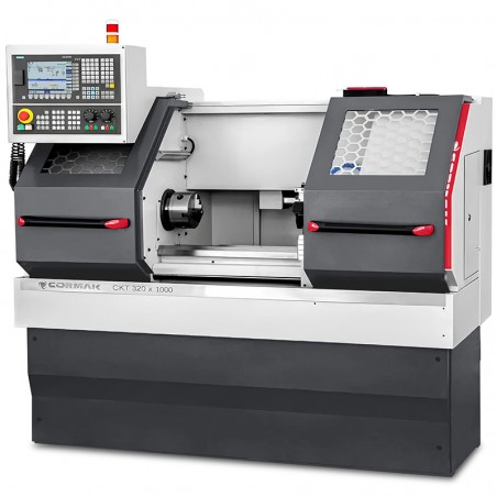 CNC-Drehmaschine CORMAK 320x1000 Manuelles Futter Siemens Sinumerik