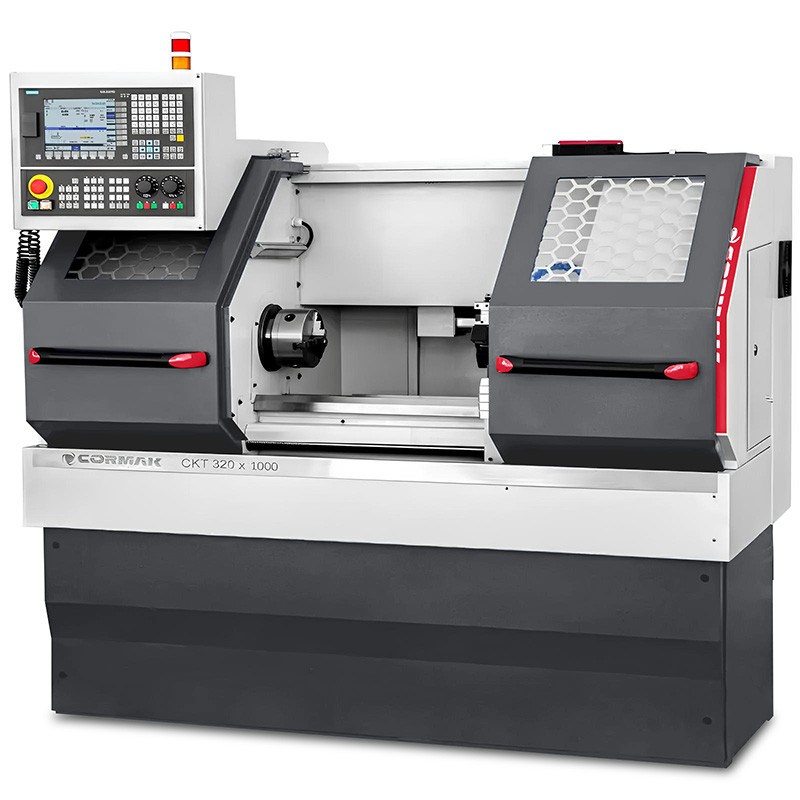 CNC-Drehmaschine CORMAK 320x1000 Hydraulisches Futter Siemens Sinumerik - 