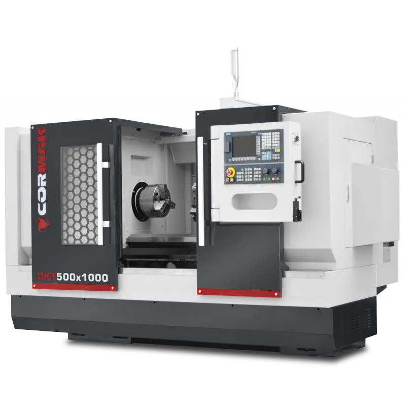 Tornio CNC CORMAK 500x1000 mandrino idraulico SIEMENS SINUMERIK - 