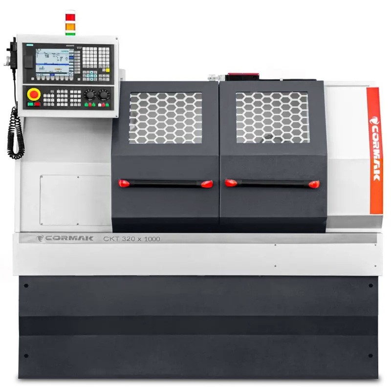 TOKARKA CNC CORMAK 320x1000 UCHWYT MANUALNY SIEMENS SINUMERIK | Producent CORMAK