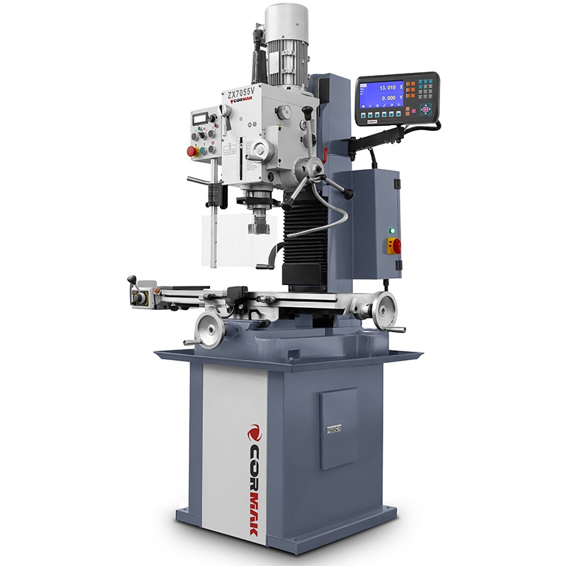 Fräs- und Bohrmaschine CORMAK ZX7055 VARIO DRO - 