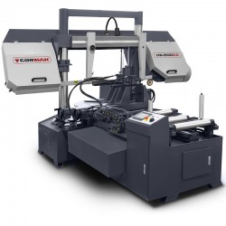 Automatyczna, kolumnowa przecinarka taśmowa, piła taśmowa do metalu CORMAK HR500SA | Producent CORMAK