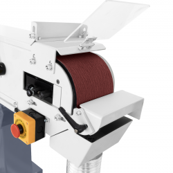 Levigatrice a nastro per metallo CORMAK BS75-200 con aspirazione - 