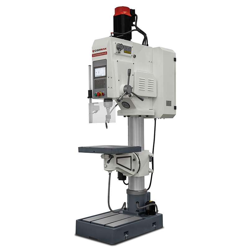 copy of Pillar Drill for Metal CORMAK Z5050B SERVO with Autofeed and Cooling System - 