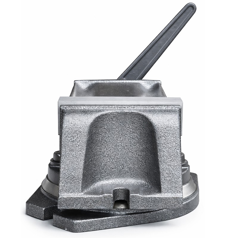 Étau De Précision Mauk 760 – 8 Cm Mâchoires, Rotation 360° Et Inclinaison 45° Pour Travail Finesse