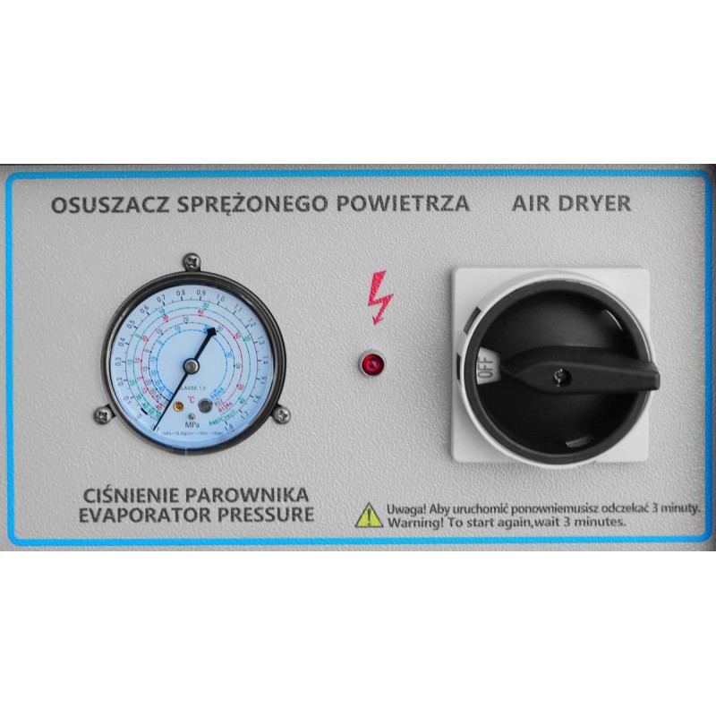 Sprężarka śrubowa LUFT 700 VSD+PM 5,5kW 650 l/min + osuszacz + zbiornik 500L | CORMAK