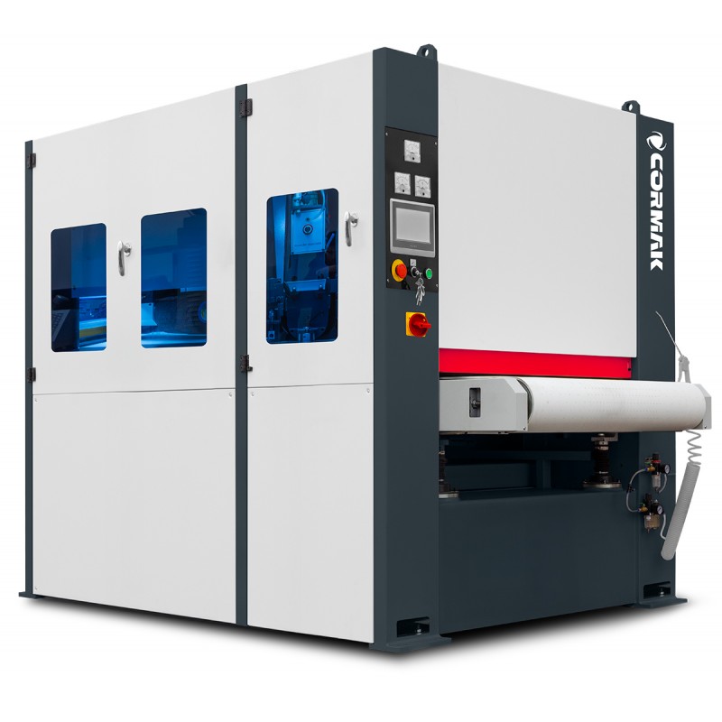 Wide Belt Metal Deburring and Edge Rounding Machine CORMAK SG1000RP - 