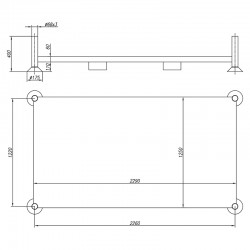 Regały magazynowe MPS 2190x1150x1900 - 