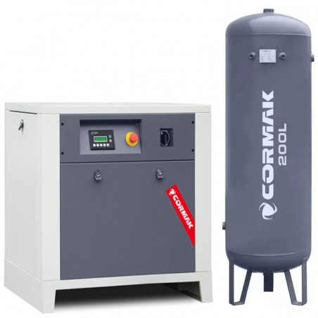 Screw Compressor Set CORMAK LUFT 700 with 200L Air Tank