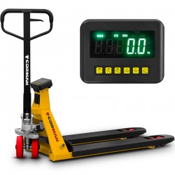 Wiegehubwagen CORMAK SP2500 SUPER mit elektronischer Waage (Tragkraft 2500kg) - 