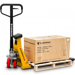 Wiegehubwagen CORMAK SP2500 SUPER mit elektronischer Waage (Tragkraft 2500kg) - 