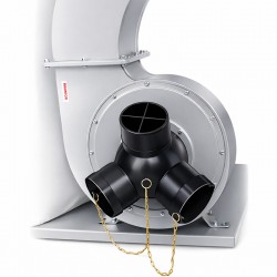 Aspirateur à copeaux CORMAK FM300S 3900 m³/h + tuyau antistatique 3 mb - 