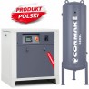 Sprężarka śrubowa LUFT 700 - 5,5kW - 650L/min.+ Butla pionowa na sprężone powietrze 500 L