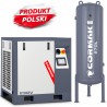 Compressore a vite con inverter e serbatoio verticale 270L CORMAK LUFT 400 380L/min 3.0kW 230V