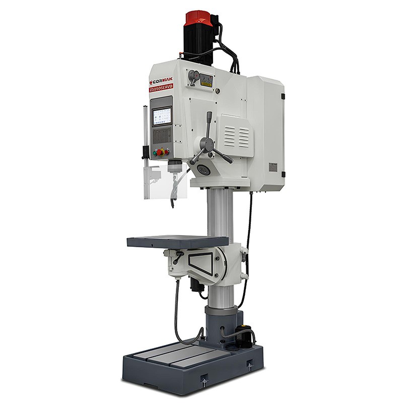 Trapano a colonna CORMAK Z5050 SERVO con avanzamento automatico e raffreddamento - 