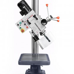 Industrielle Getriebe-Säulenbohrmaschine CORMAK ZS-40HS + Gewindeschneidhalter-Set - 