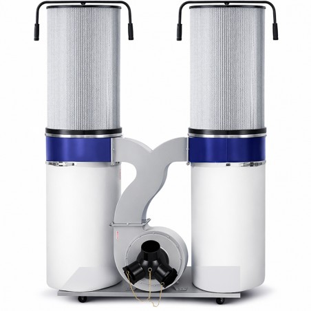 Aspirateur à copeaux CORMAK FM300S 3900 m³/h + filtre à poussière