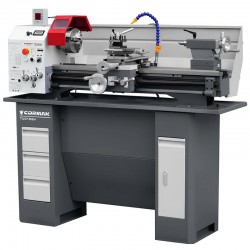 Tokarka uniwersalna konwencjonalna CORMAK 310 x 900 230V z podstawą + noże + kieł obr. - 