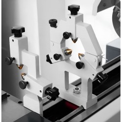 Tokio universale convenzionale per metallo CORMAK TYTAN330L 330x915 400V con base + utensili + contropunta - 