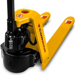 Transpallet elettrico CORMAK Q15-4 1500kg Li-Ion (sollevamento e trazione elettrici) + batteria aggiuntiva - 