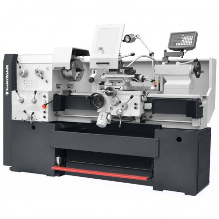 Tornio universale per metallo CORMAK 500 x 1500 / 65 con utensili e contropunta rotante