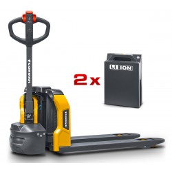 Elektryczny wózek paletowy Q15-5 1500kg Li-Ion (podnoszenie i jazda elektryczna) + dodatkowa bateria - 
