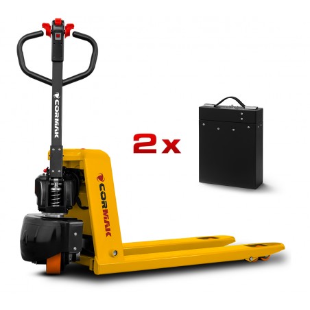Electric Pallet Truck CORMAK Q15-4 1500kg Li-Ion with Additional Battery