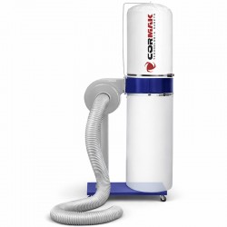 Wood Dust and Chip Extractor CORMAK FM230A with 2.5m Extraction Hose - 