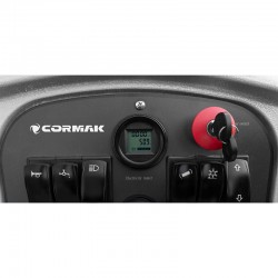 Spazzatrice elettrica semovente con sedile e spruzzo (resa fino a 7500 m²/h) - 