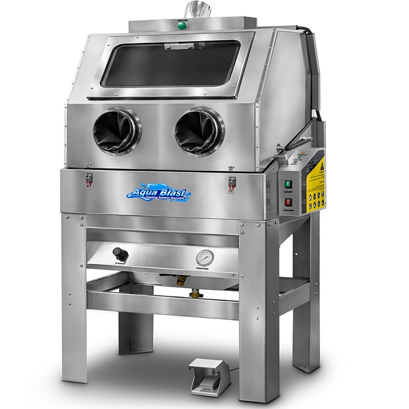 Sabbiatrice a cabina a umido in acciaio CORMAK INOX KDMP400 - 