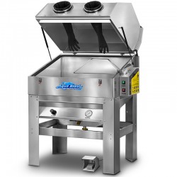 Sabbiatrice a cabina a umido in acciaio CORMAK INOX KDMP400 - 