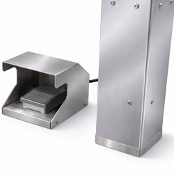 Sabbiatrice a cabina a umido in acciaio CORMAK INOX KDMP400 - 