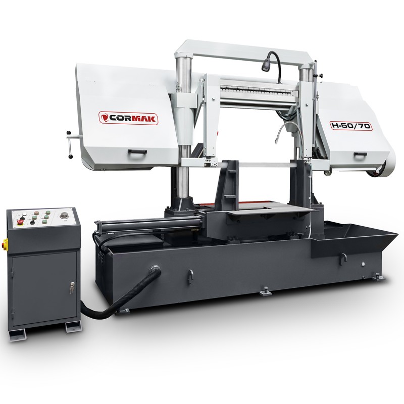 Dual-Column Semi-Automatic Metal Bandsaw CORMAK H-50/70 - 