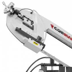 Półautomatyczna przecinarka taśmowa piła do metalu CORMAK BS370H | Producent CORMAK