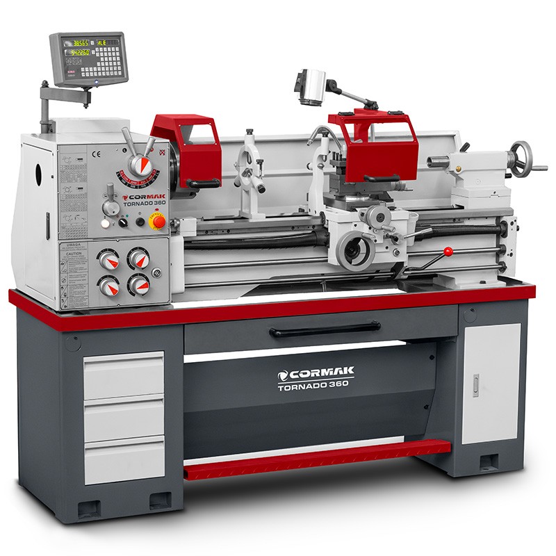 Tokarka uniwersalna konwencjonalna CORMAK TORNADO 360x1000 PLUS | Producent CORMAK