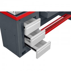 Tornio universale convenzionale CORMAK TORNADO 360x1000 PLUS con utensili da tornitura e contropunta rotante - 