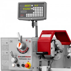 Konventionelle Universaldrehmaschine CORMAK TORNADO 360x1000 PLUS + Drehmeißel + mitlaufende Spitze - 