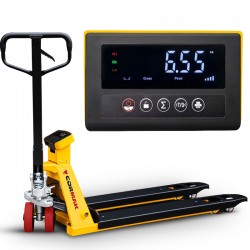 Transpallet con bilancia elettronica piattaforma CORMAK SP2500 SUPER 2,5T - 