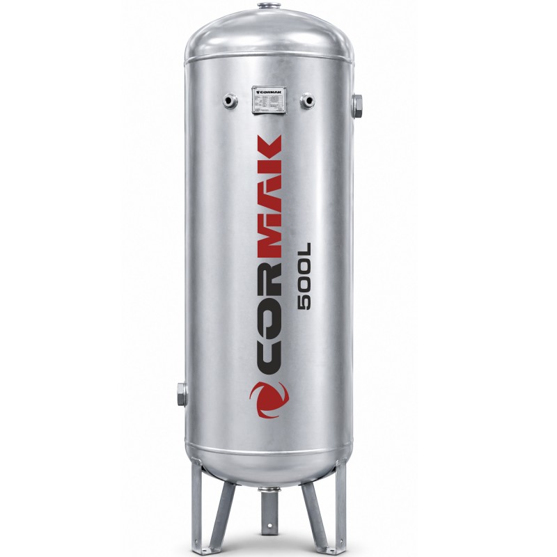 Verzinkter vertikaler Druckluftbehälter CORMAK 500L 11bar - 