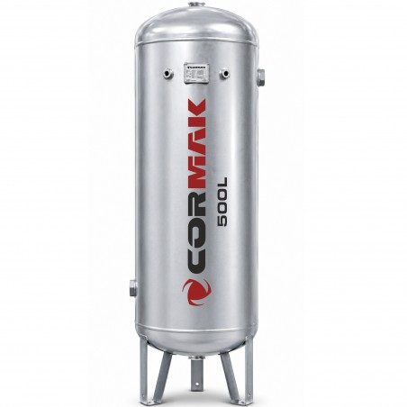 Verzinkter vertikaler Druckluftbehälter CORMAK 500L 11bar