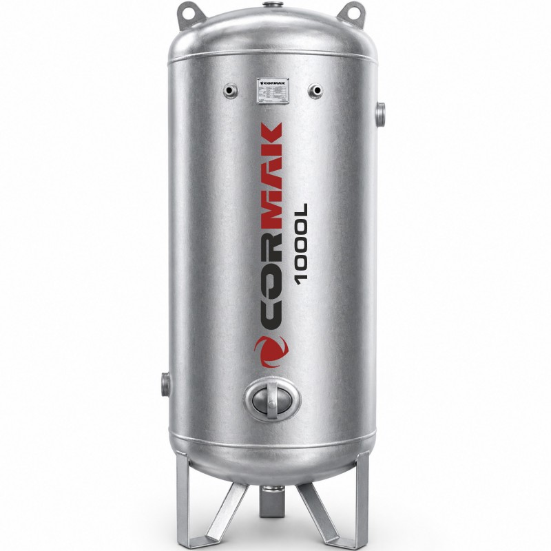 Galvanised Vertical Compressed Air Receiver CORMAK 11bar 1000L - 
