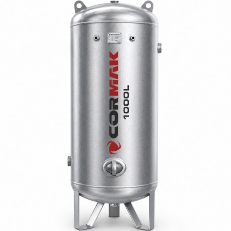 Verzinkter vertikaler Druckluftbehälter CORMAK 1000L 11bar