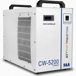 Industrieller Laser Chiller & Kühlaggregat CORMAK CW-5200 für CO₂-Laserröhren - 
