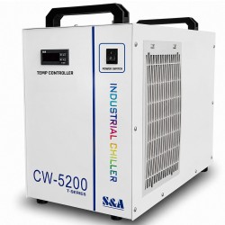 Industrieller Laser Chiller & Kühlaggregat CORMAK CW-5200 für CO₂-Laserröhren - 
