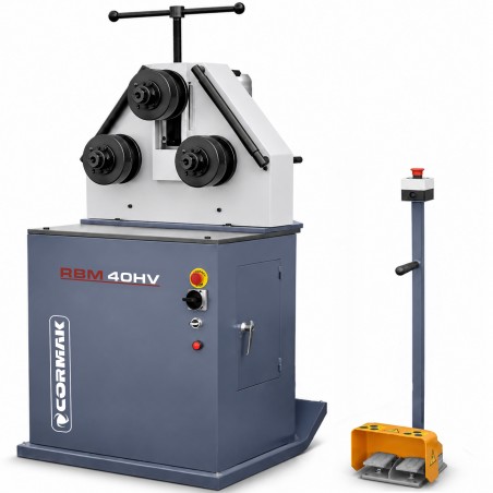 Calandra elettrica a tre rulli per tubi e profili  CORMAK RBM40HV