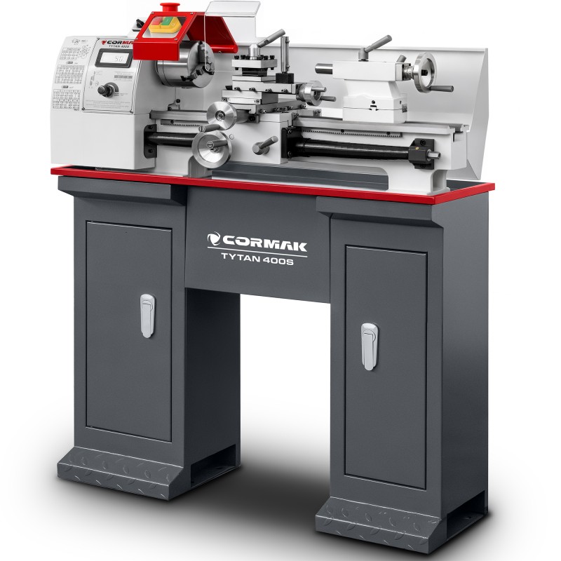 Konventionelle Universaldrehmaschine CORMAK TYTAN 210x400 VARIO 230V - 
