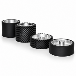 Gummiertes Antriebsrad für Bandschleifmaschine CORMAK SM75 - 